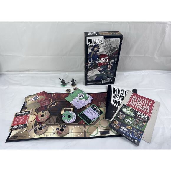 UNMATCHED SUN'S ORIGIN Restoration Games Oda Vs Tomoe Board Game - Picture 4 of 6